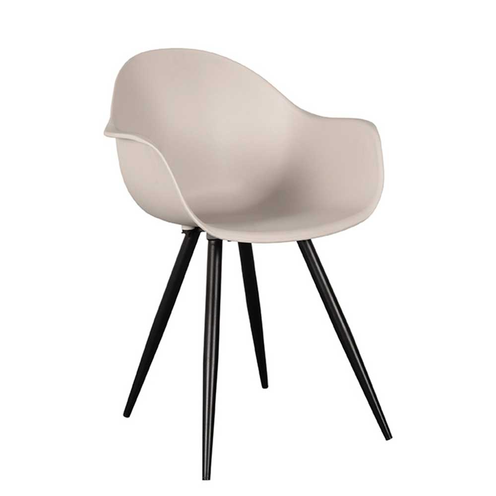 Schalenstühle in Beige - Ruffos (2er Set)