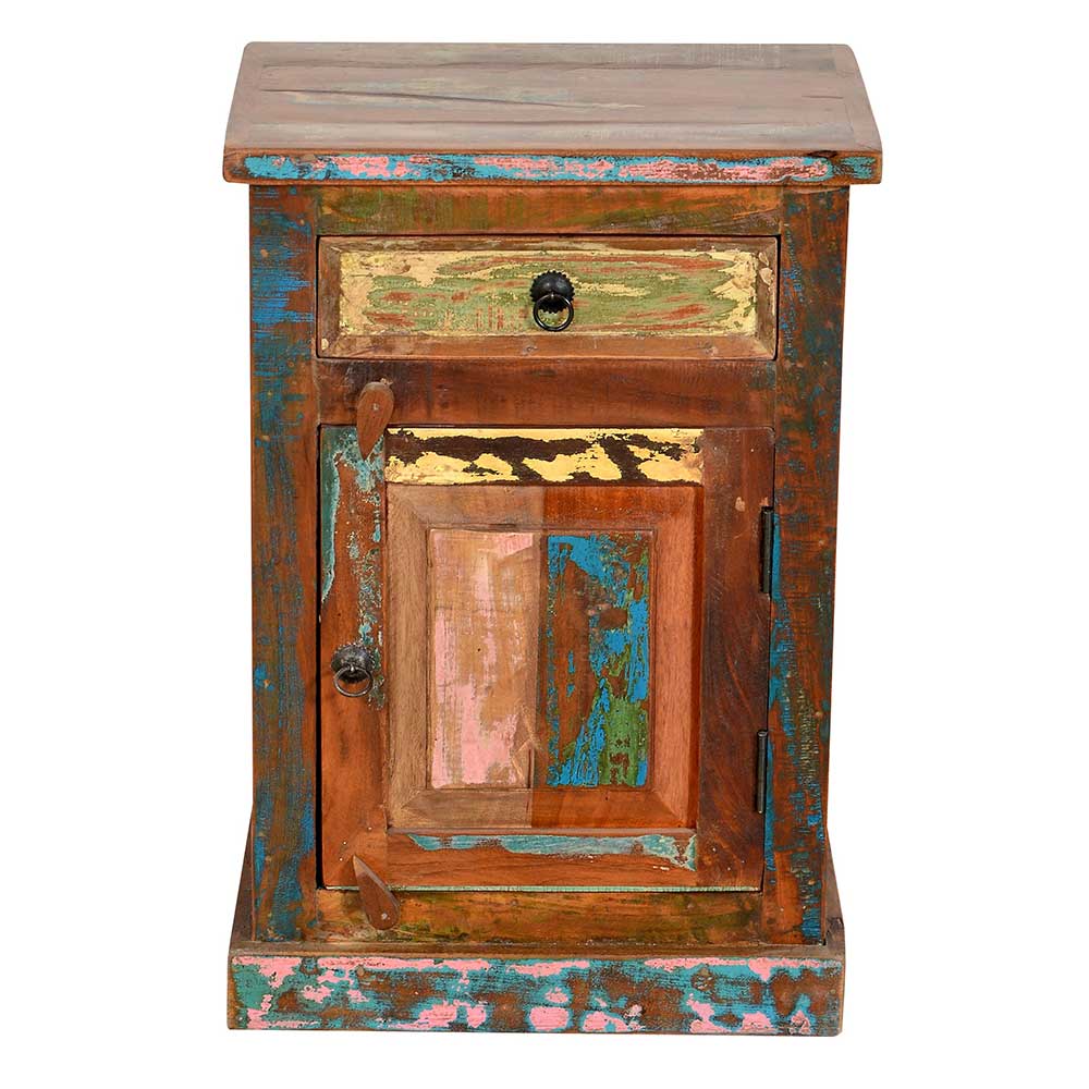 Shabby Badmöbel aus Recyclingholz - Jamaica (fünfteilig)