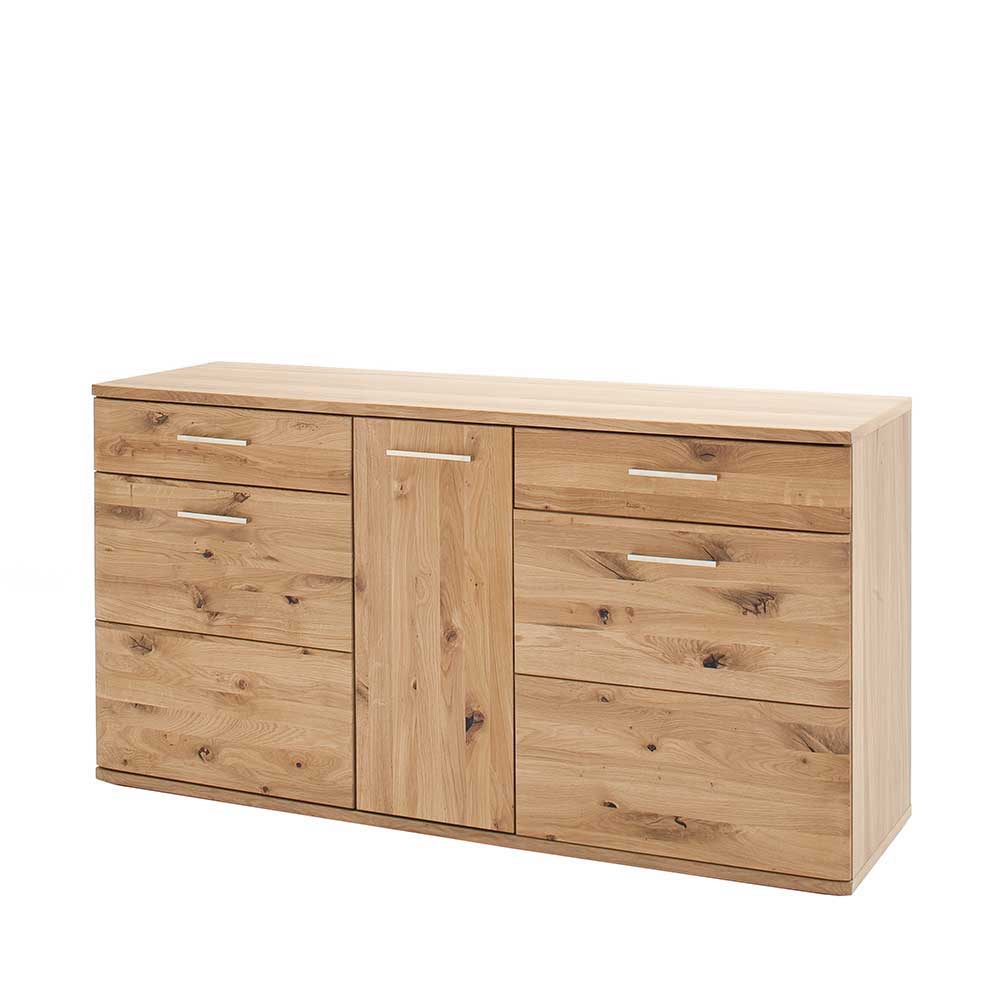 150 cm breites Sideboard aus Echtholz - Crokas