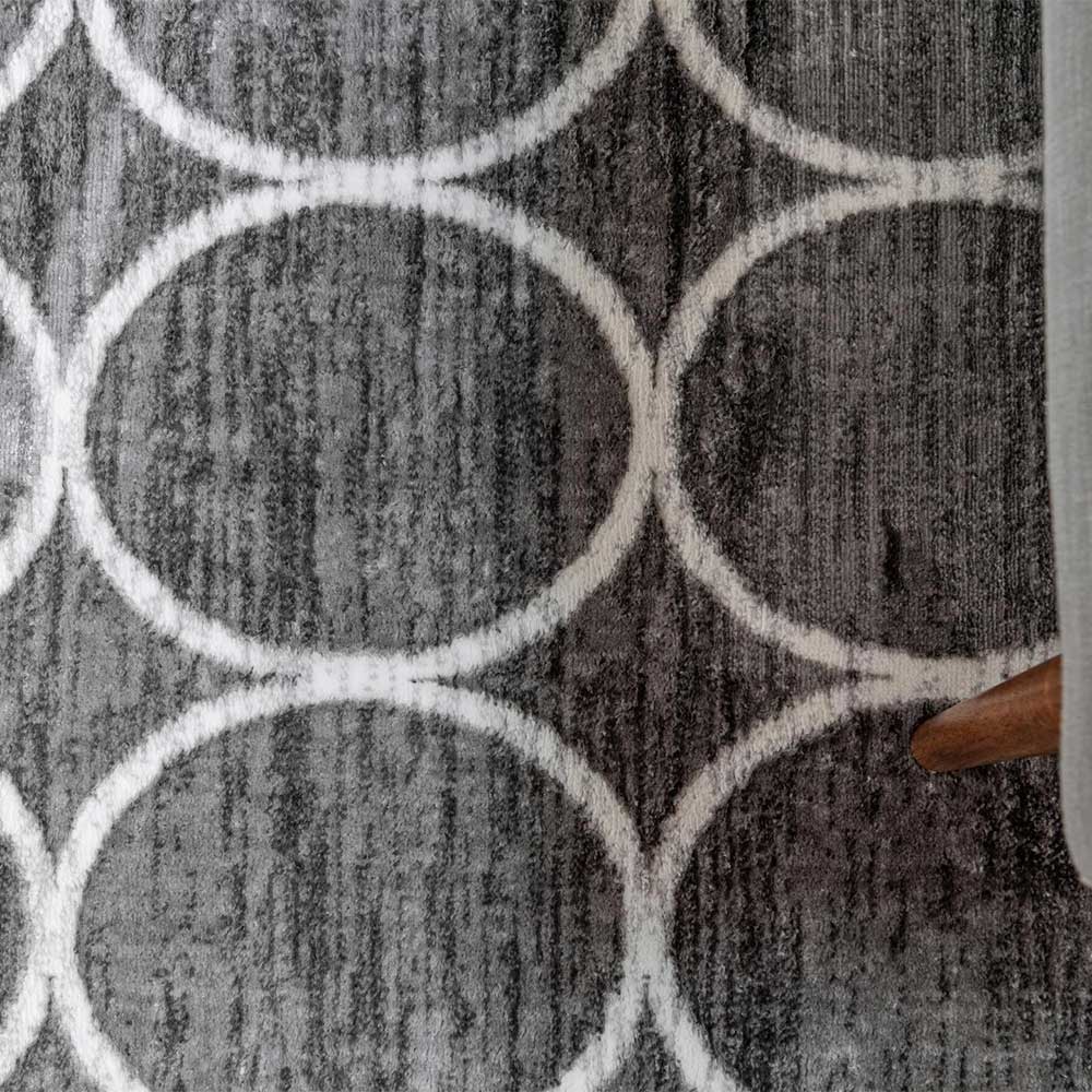 Kurzflor Teppich mit geometrischem Muster - Wevera