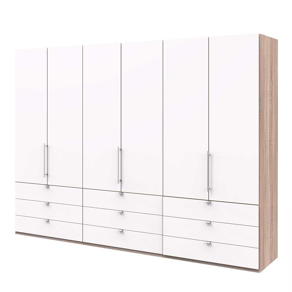 Komfort Kleiderschrank mit drei Falttüren - Vaclyn
