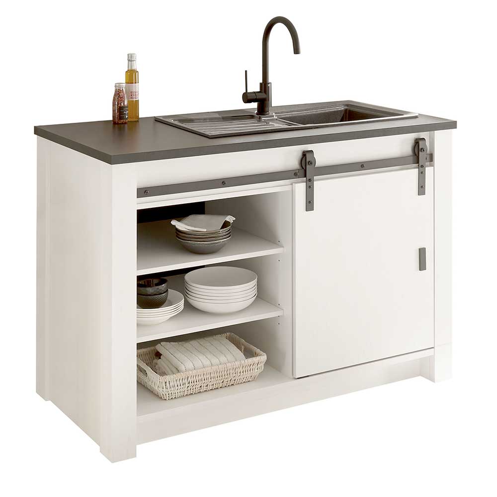 133x93x64 Küche Unterschrank mit Schiebetür - Eture