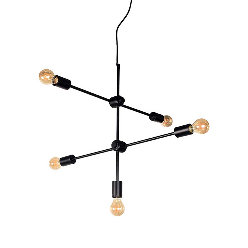 5-flammige Designleuchte minimalistisch - Ruberta