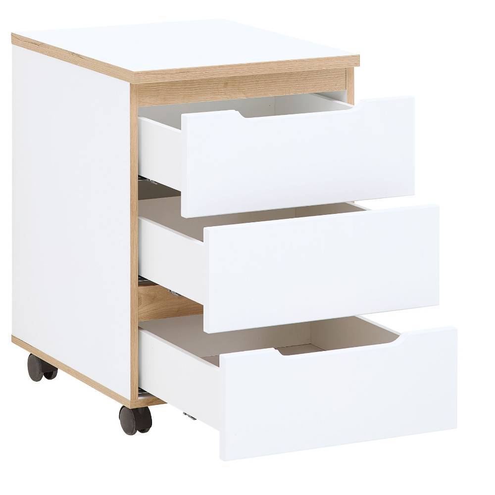 Schreibtisch-Rollcontainer mit drei Schubladen - Anesto