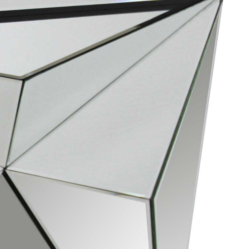 120x81x36 Tischkonsole aus Spiegelglas - Aknita