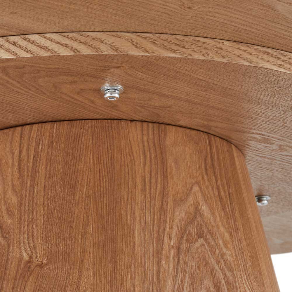 Ovaler Esszimmer Designtisch in Eiche Furnier - Bean
