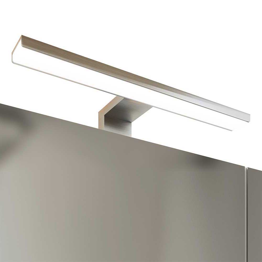 80 cm Waschtisch mit LED Spiegelschrank - Mia (zweiteilig)