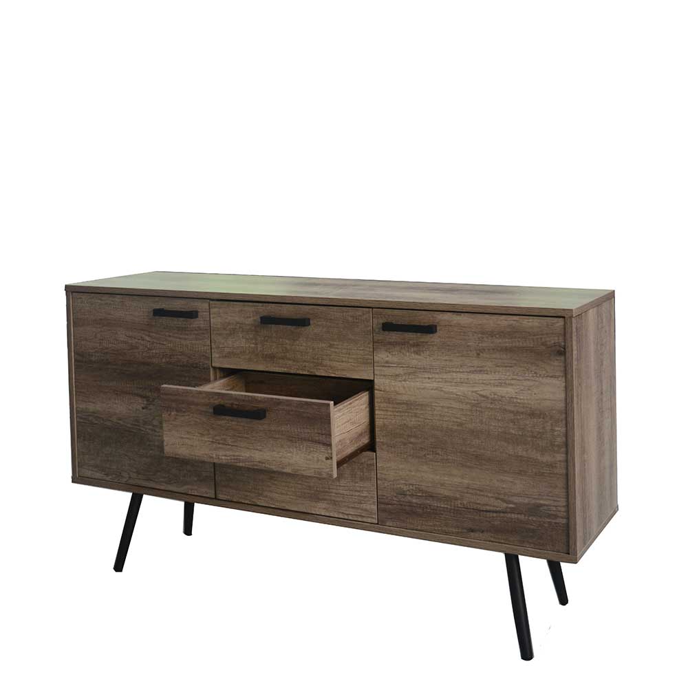 150x84x40 Kombi-Sideboard mit drei Schubladen - Gomata