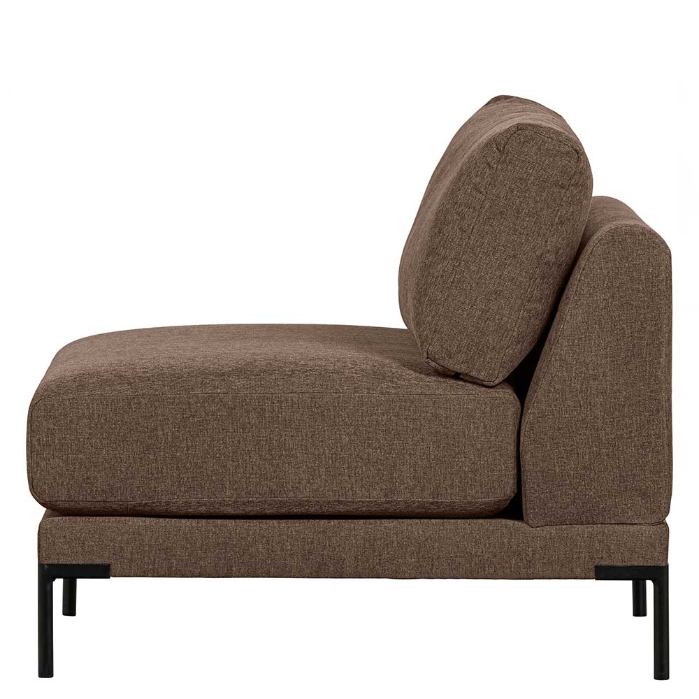 Einsitzer Couchmodul in Braun - Ravonia