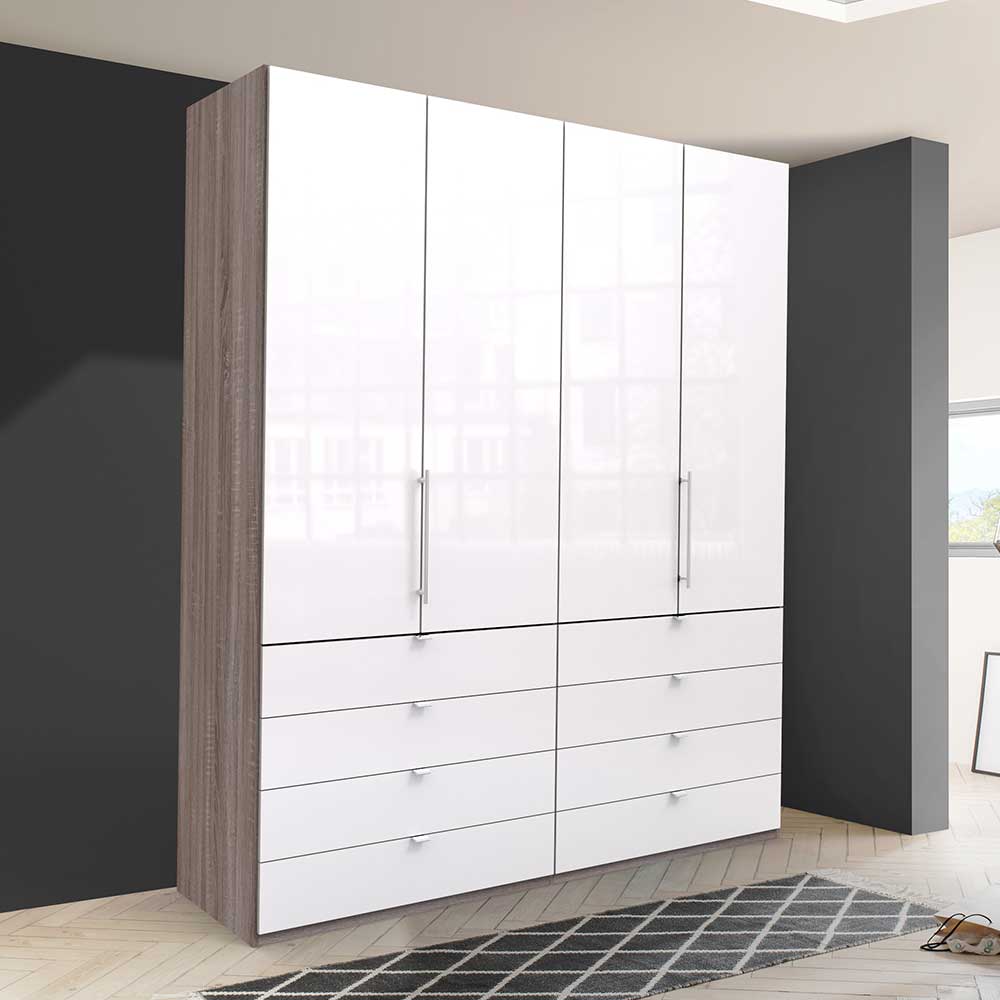 Hoher Schlafzimmerschrank 2-türig - Empresian