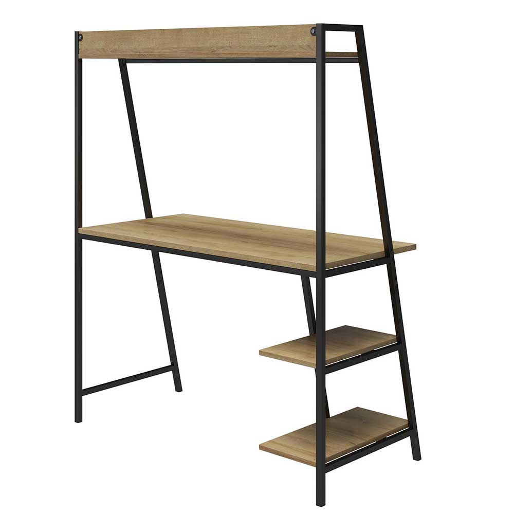 Loft Design Schreibtisch in Holzoptik Natur - Vramossa