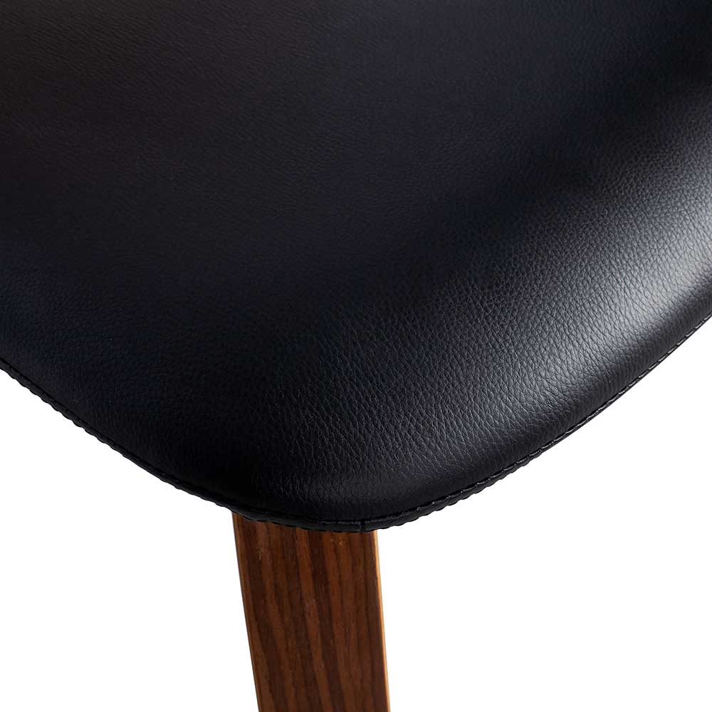 Designstuhl aus Kunstleder & Schichtholz - Riostar