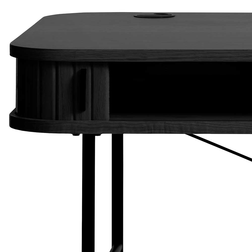 Design Schreibtisch mit ovaler Tischplatte - Venutura