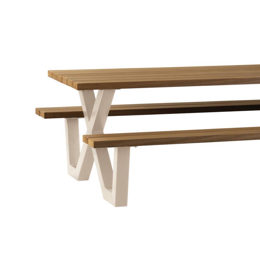 Picknicktisch aus Abachi Holz - Masicuri