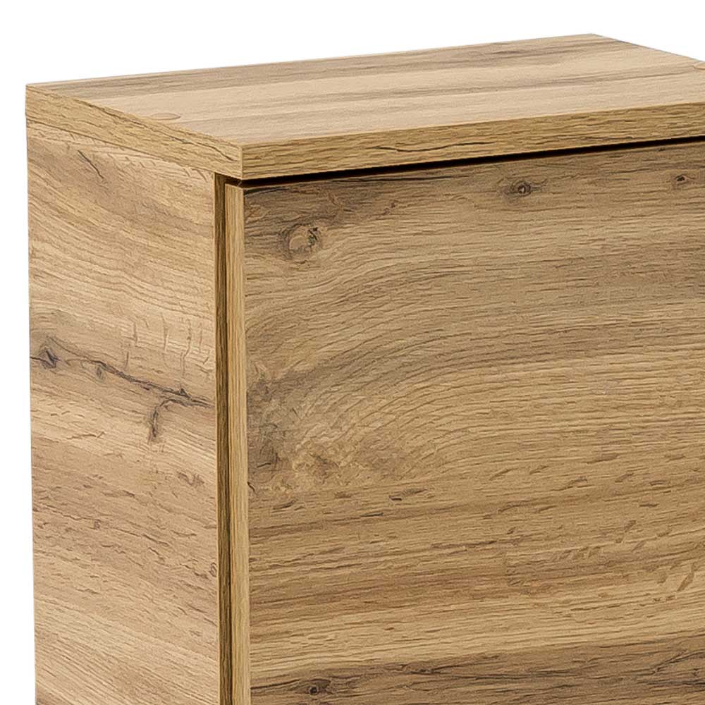 Badschrank Detail obere Kante Wildeiche Touchwood NB Holzoptik – Jessmi