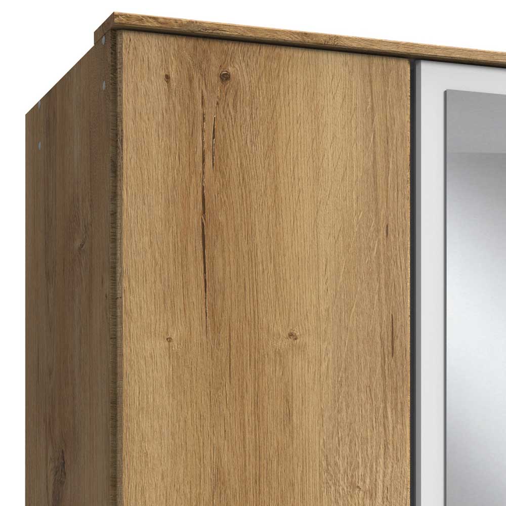 Moderner Schlafzimmerschrank mit Spiegel - Curacao