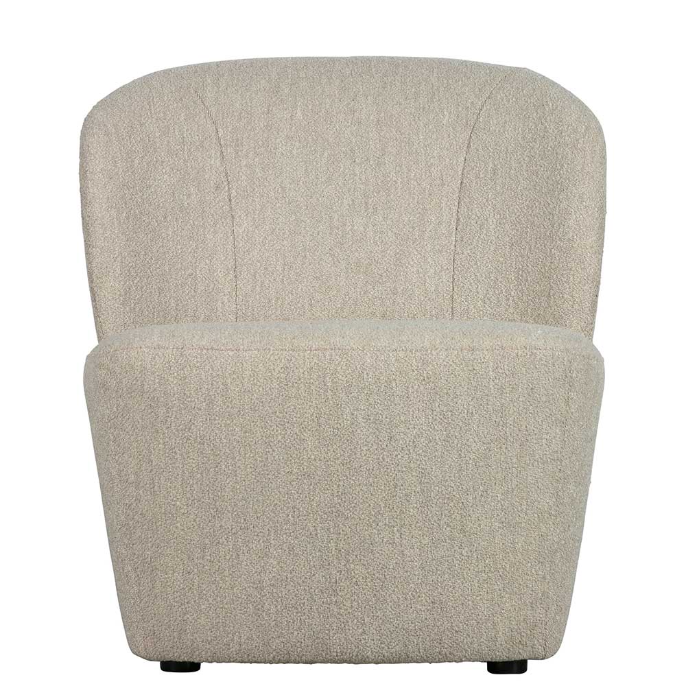 Boucle Polstersessel in Beige - Blinking