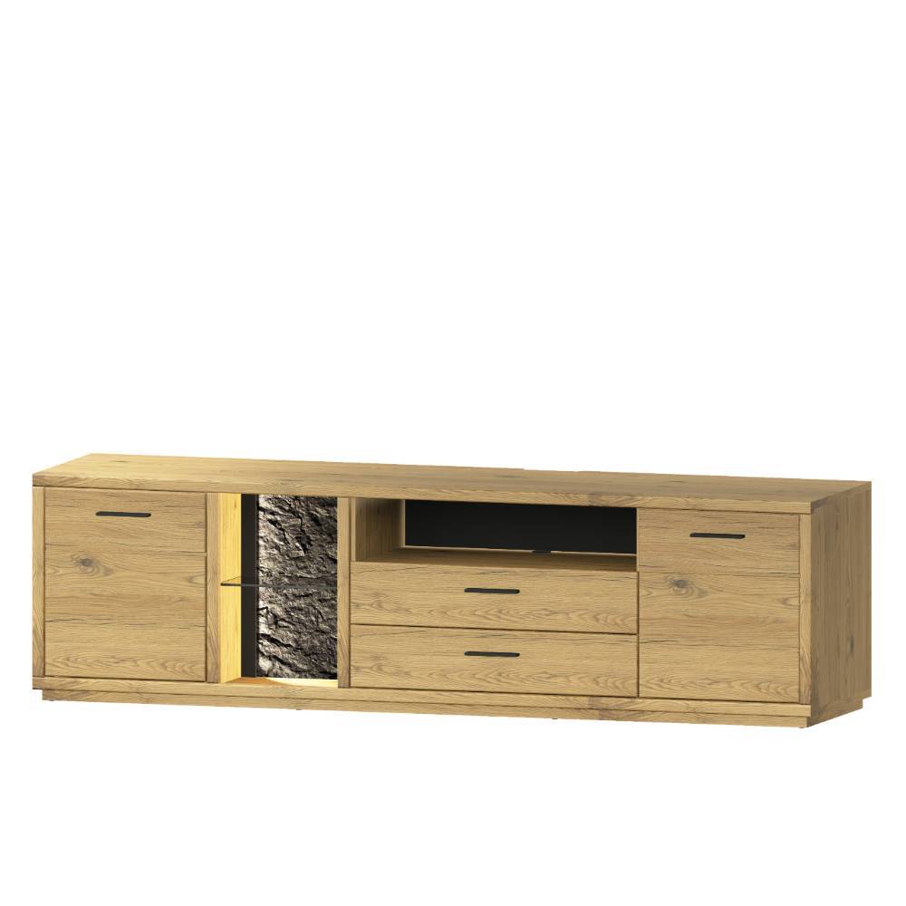 Wohnzimmer-Anbauwand Set - Friburgo (dreiteilig)