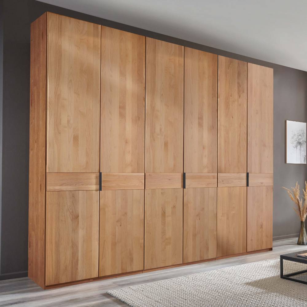 6-türiger Schlafzimmer-Kleiderschrank in Erle - Murray