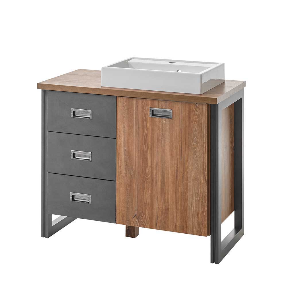 Design Badezimmermöbel Kombi - Forawas (dreiteilig)