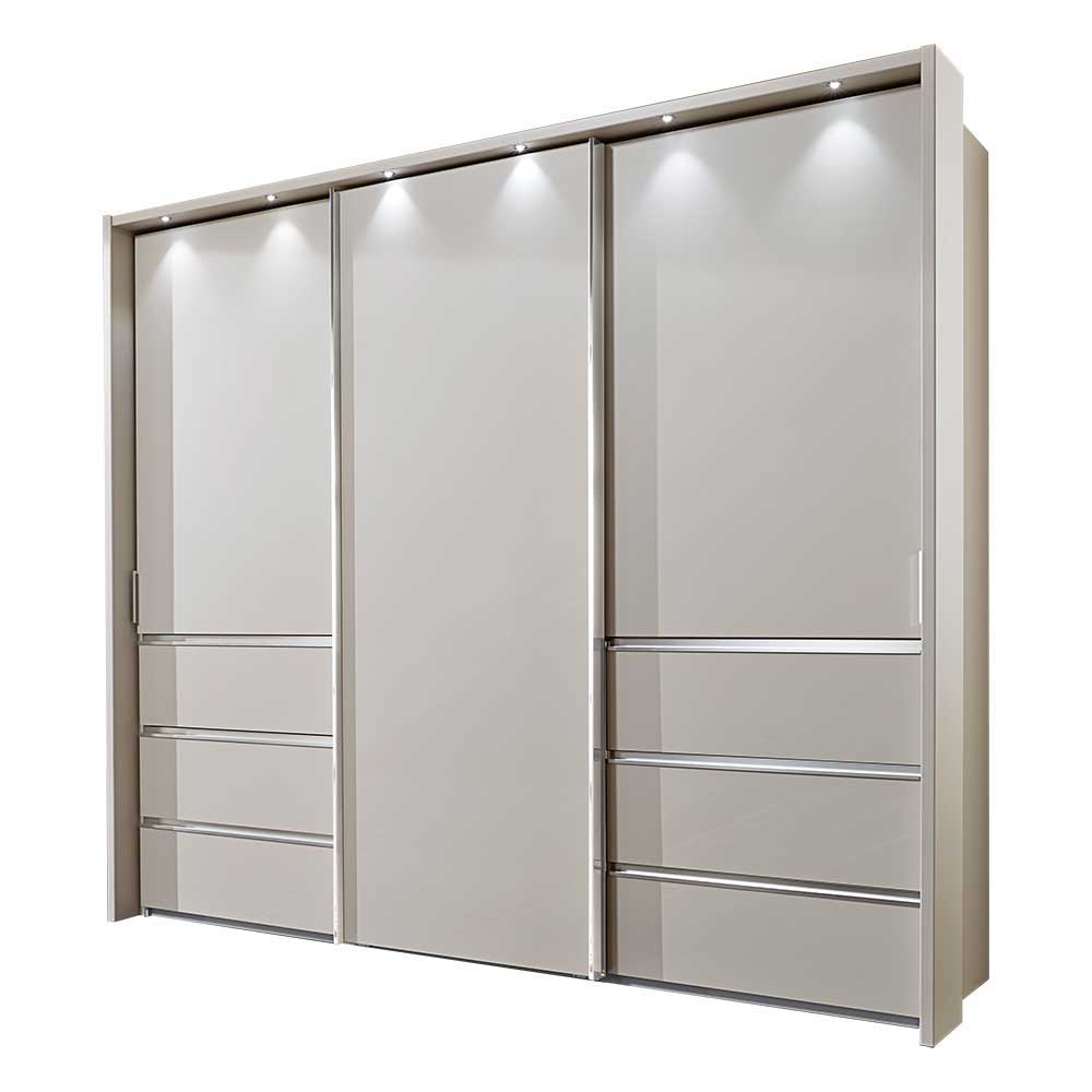 Schlafzimmer Schrank mit Glas Schwebetüren - Calaccio