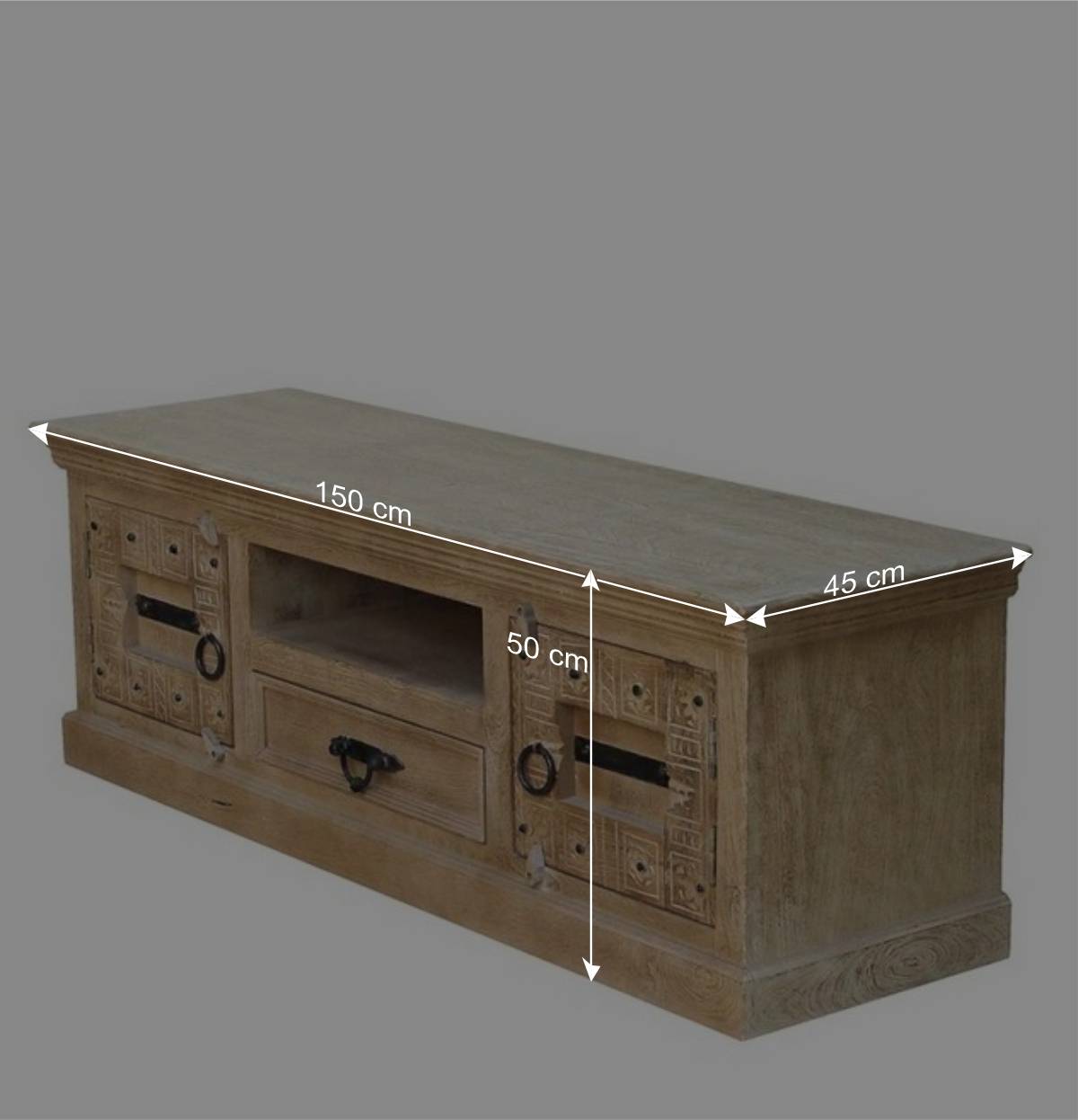 TV Unterschrank im Shabby Chic Stil - Abid
