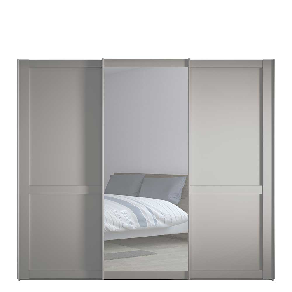 Schwebetürenschrank in Hellgrau - Ridonna