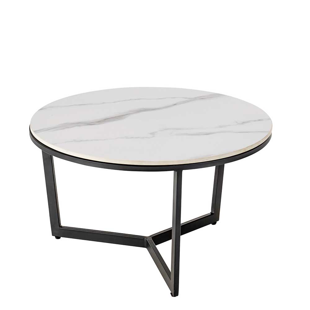 Wohnzimmer Zweisatztisch aus Keramik - Agacina (zweiteilig)