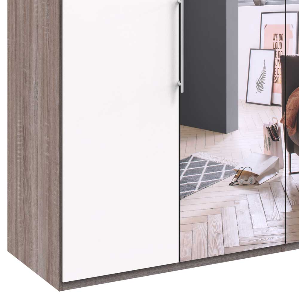 Gleittürenschrank mit Spiegel - Tivierto
