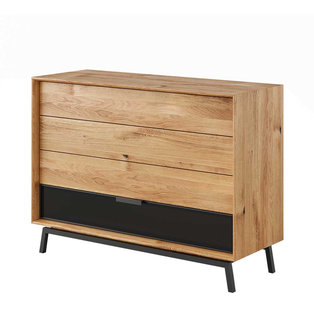 121x90x45 Design Kommode mit vier Schubladen - Fabiella