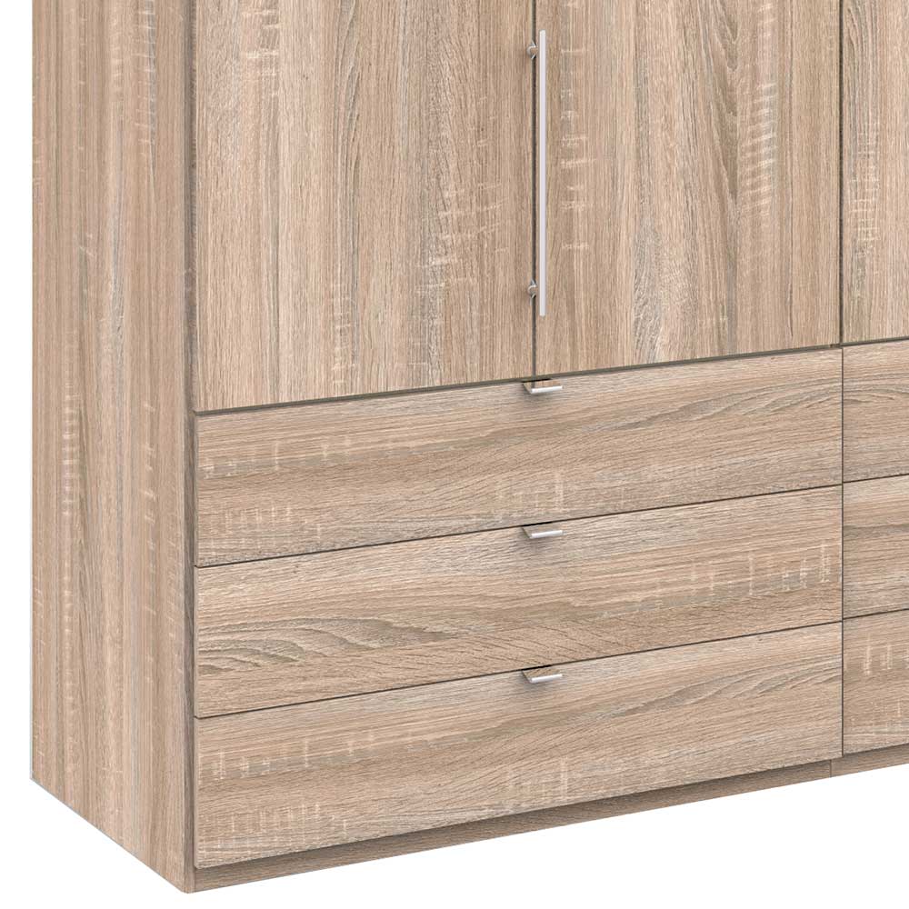 Holzoptik Schlafzimmerkleiderschrank 200cm - Zayun