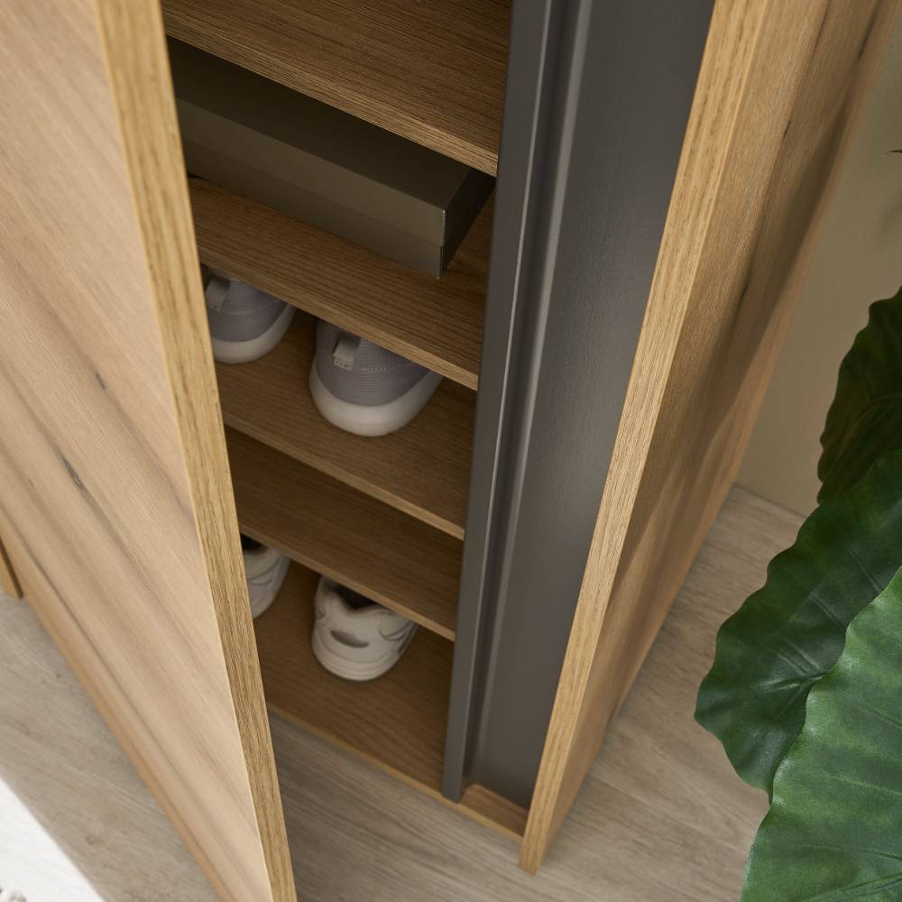 Großer Schuhschrank in Holzoptik - Colomania