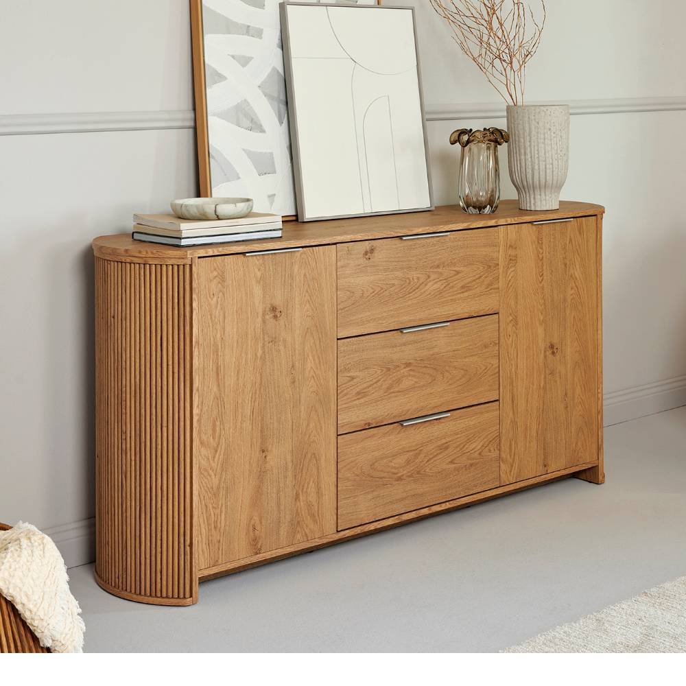 Design-Sideboard in Eichefarben - Nueva