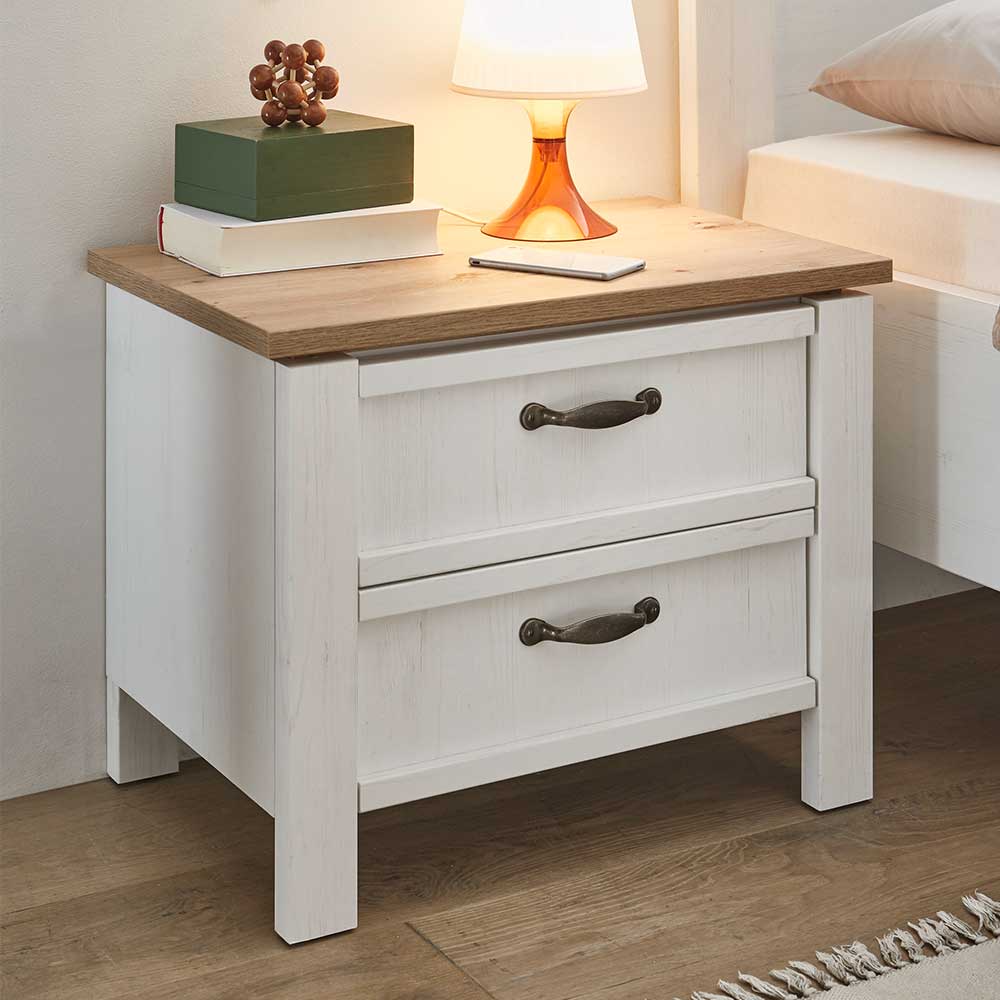 62x50x41 Nachtkommode im Landhausstil - Malvissa