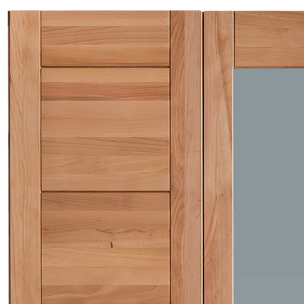 4-türiger Kleiderschrank in Kernbuchefarben - Bertora I