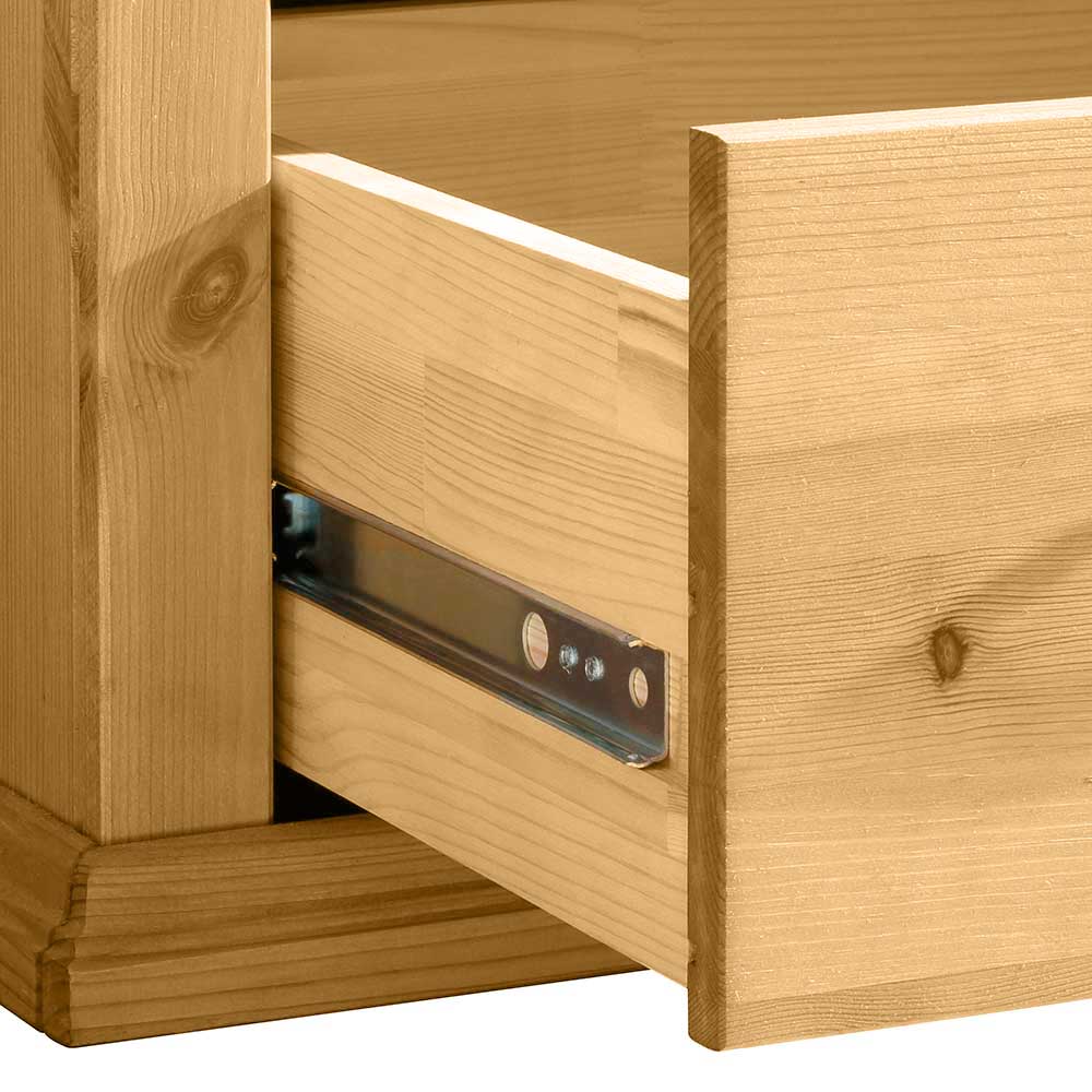 Massivholz Schlafzimmerschrank mit Spiegeln - Inhusa