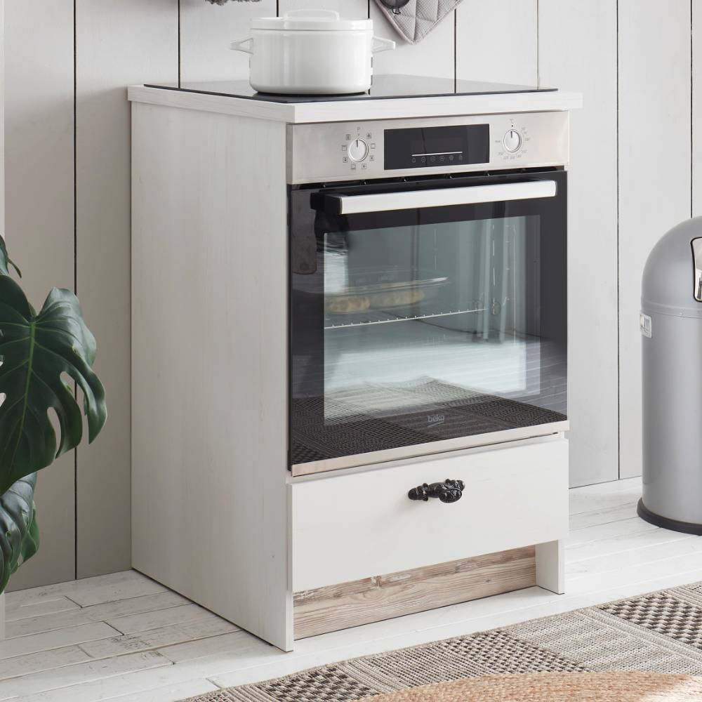 Landhaus Küchenmöbel 191 cm breit - Nedita (vierteilig)