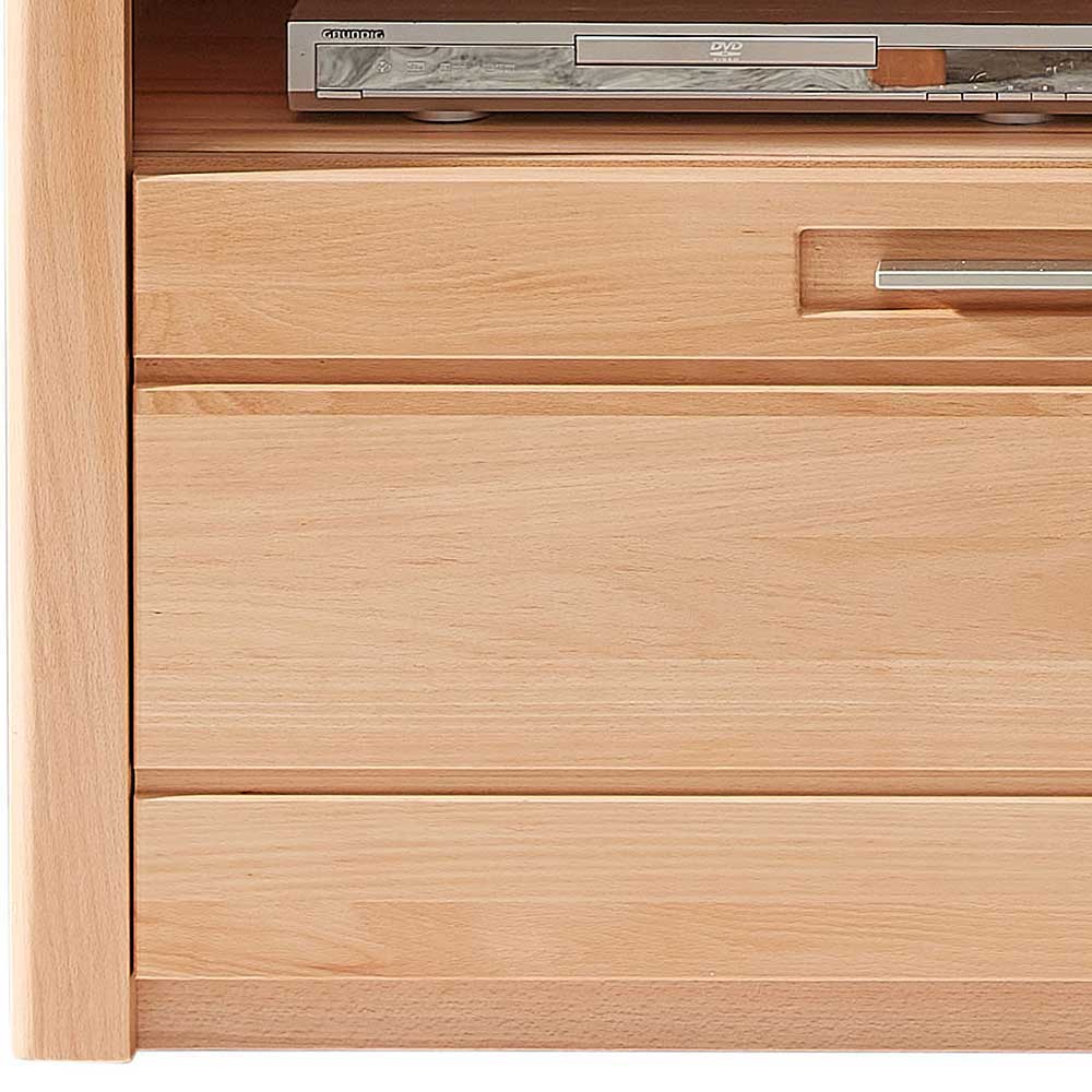 Kernbuche TV Lowboard 190 cm breit - Amyonta