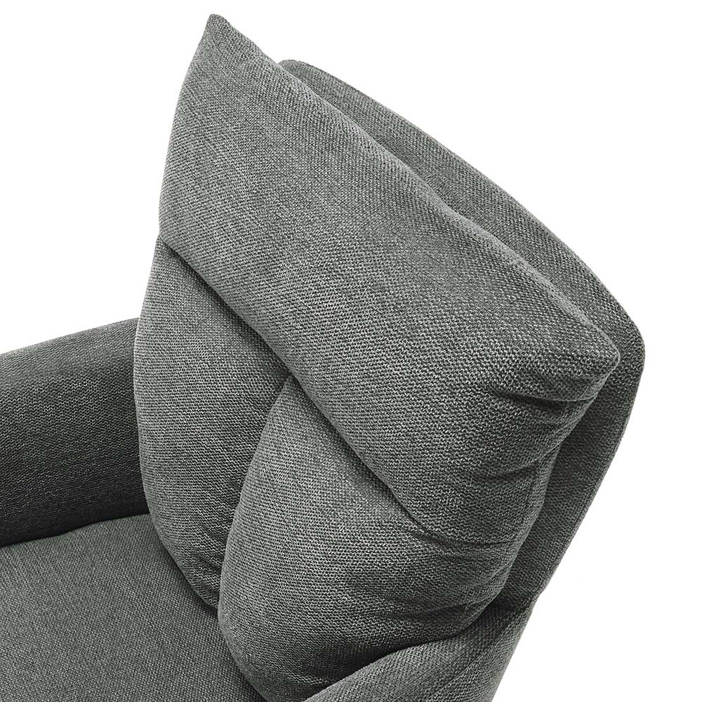 Tischsessel mit Drehgestell in Grau - Cartesna (2er Set)