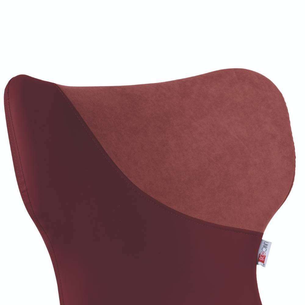 Esstisch-Stühle in Dunkelrot Bordeaux - Eleonora (2er Set)