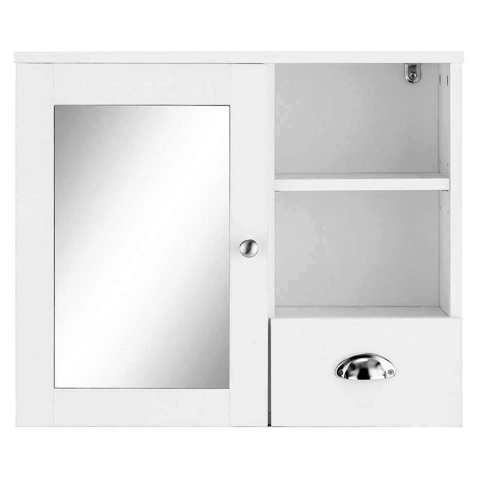 Design Spiegelschrank fürs Bad in Weiß - Gorgona