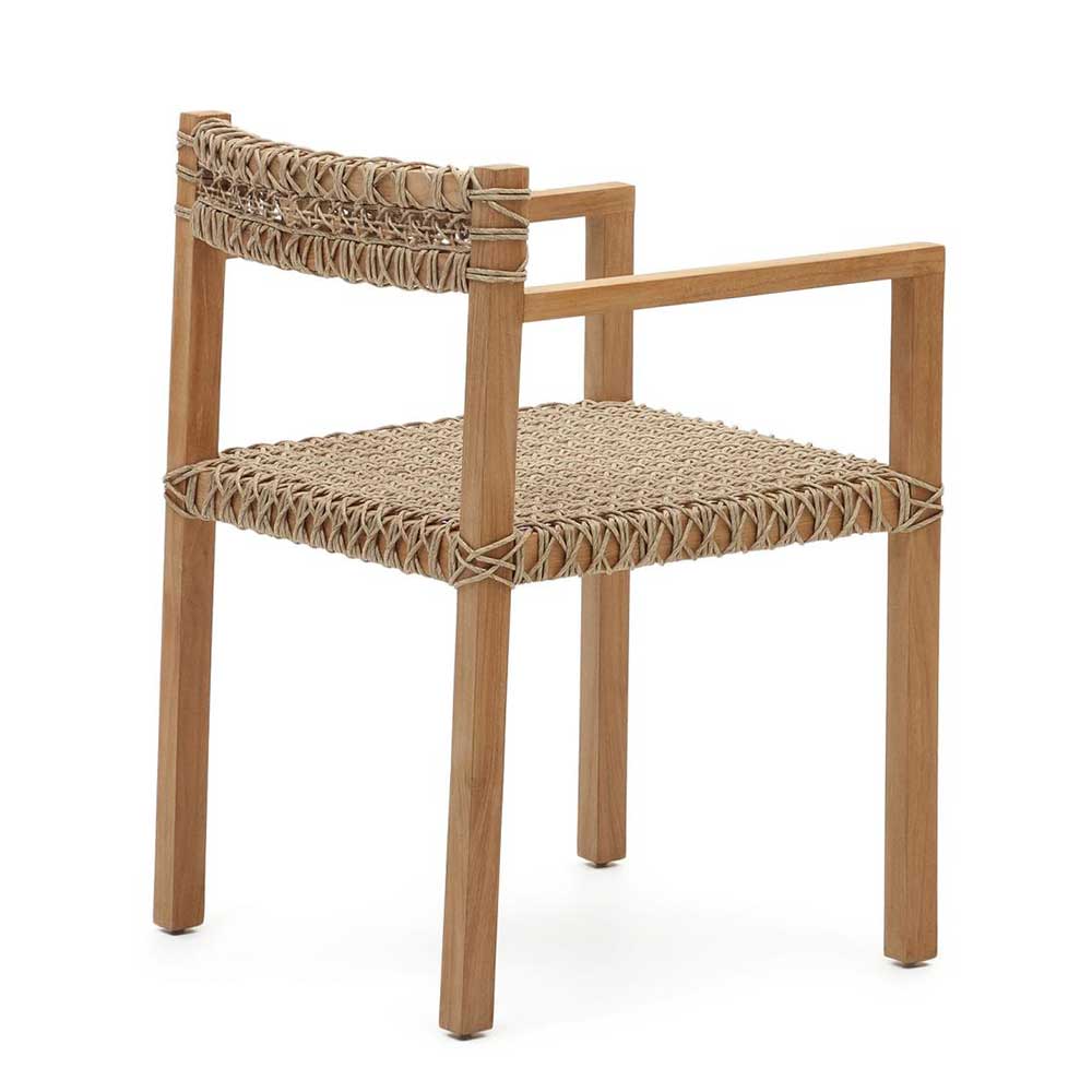 Garten Armlehnstühle aus Teak Massivholz - Conave (2er Set)