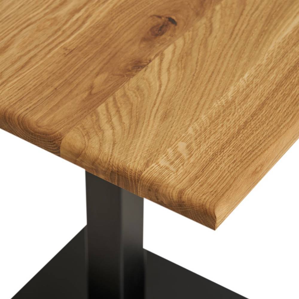 Eichenholz Bistrotisch in quadratischem Design - Spazion