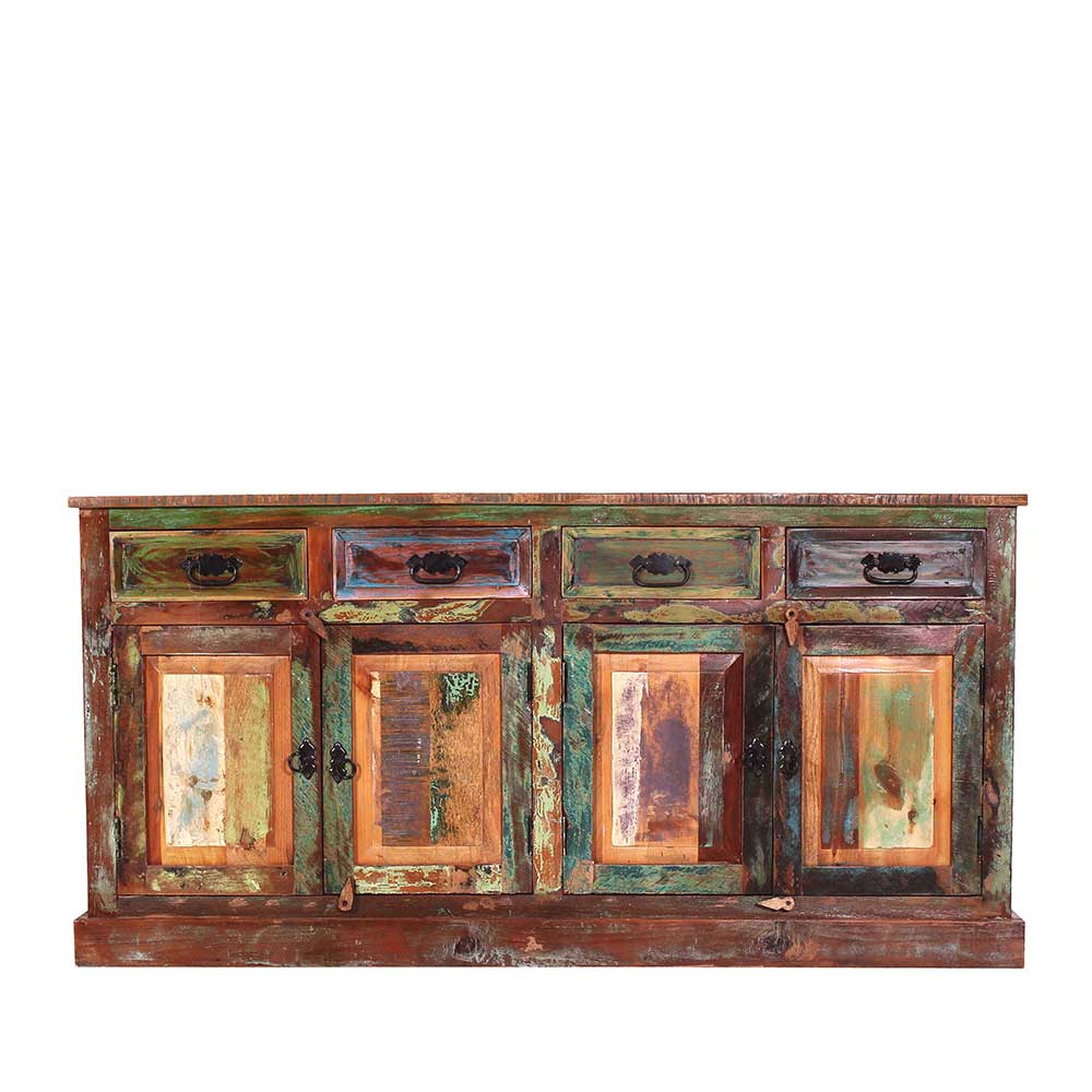 160x80x40 Shabby Chic Sideboard auf Sockel - Jamaica