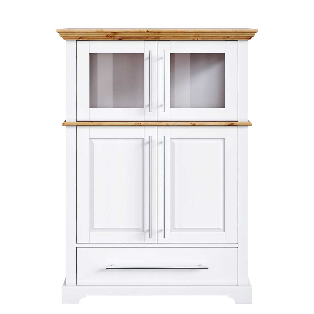 Modern Country Wohnzimmerschrank zweifarbig - Eyzaco