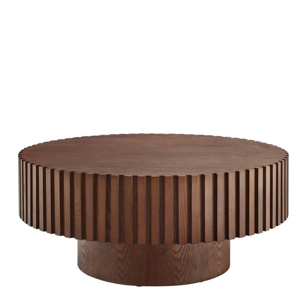 Design-Couchtisch in Walnussfarben - Exeta