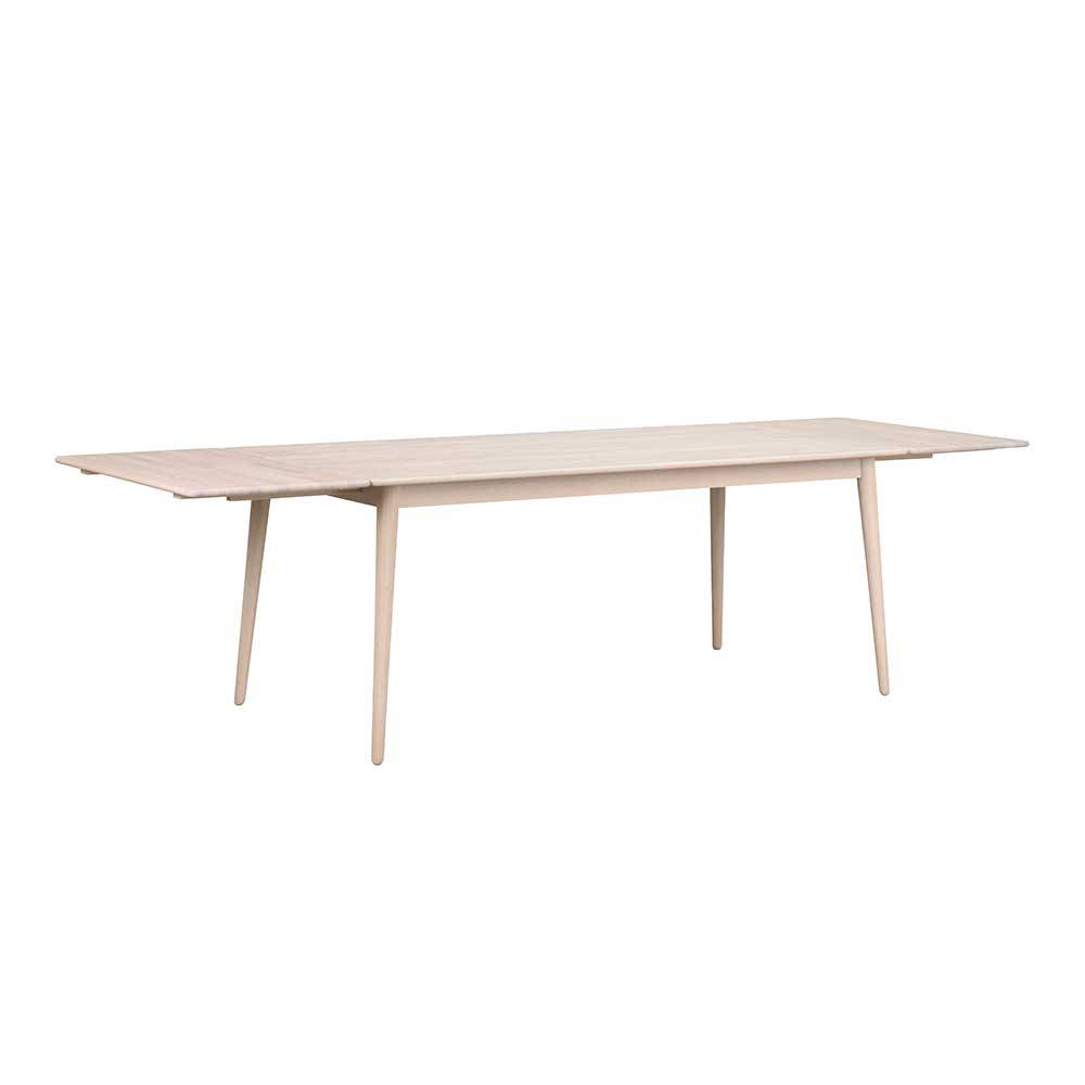 Skandi Ausziehtisch in White Wash Eiche - Prising