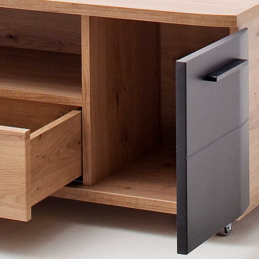 115x70 Stauraum Sofatisch auf Rollen - Vecenda
