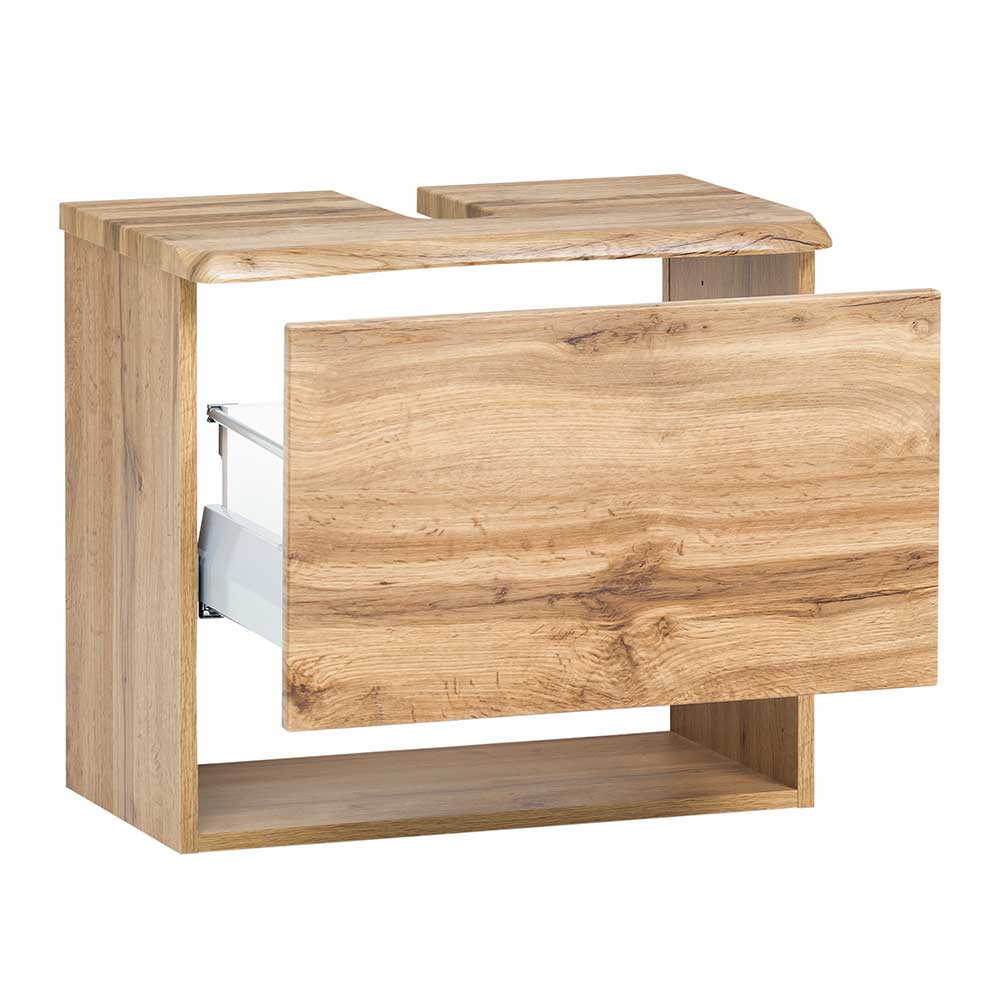 Unterbeckenschrank mit Baumkante Holzdekor - Tofias