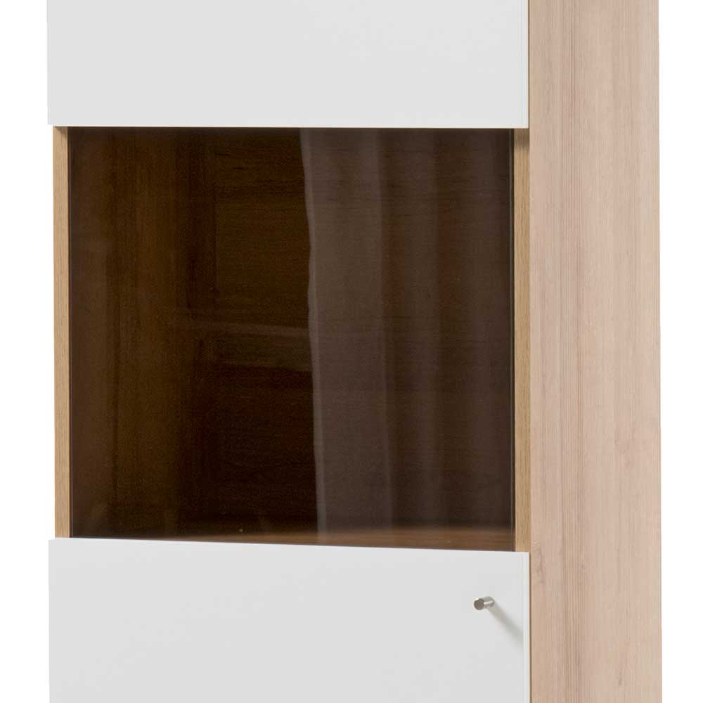 50x197x40 Wohnzimmer Schrank mit Glas - Cablos I